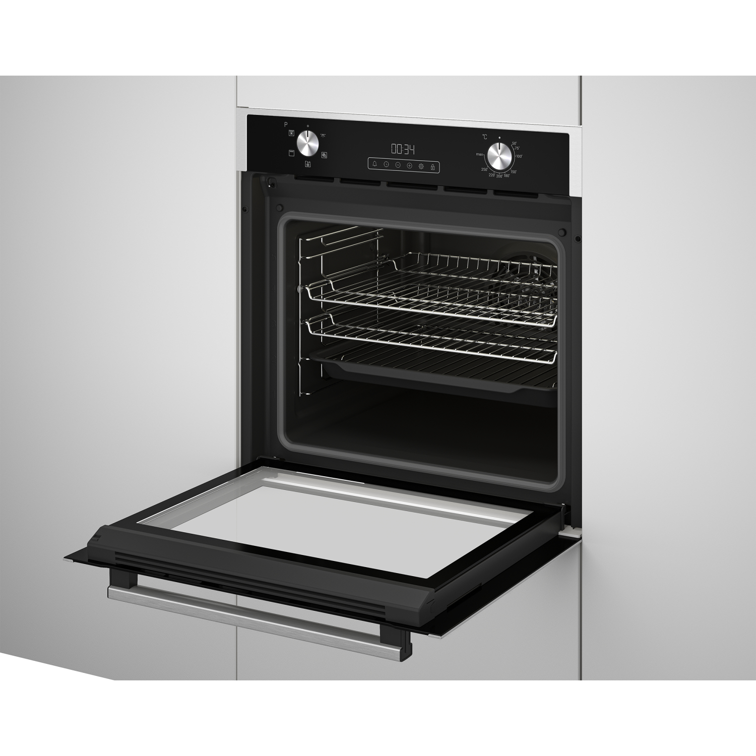 Blomberg ROEN7201X 72L Single Electric Oven - Inox full image