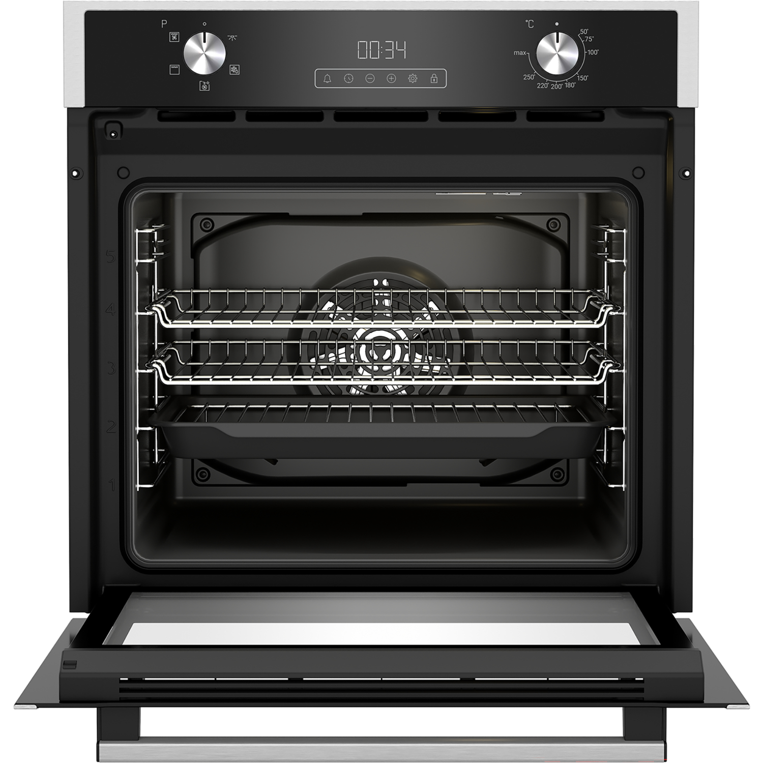 Blomberg ROEN7201X 72L Single Electric Oven - Inox full image