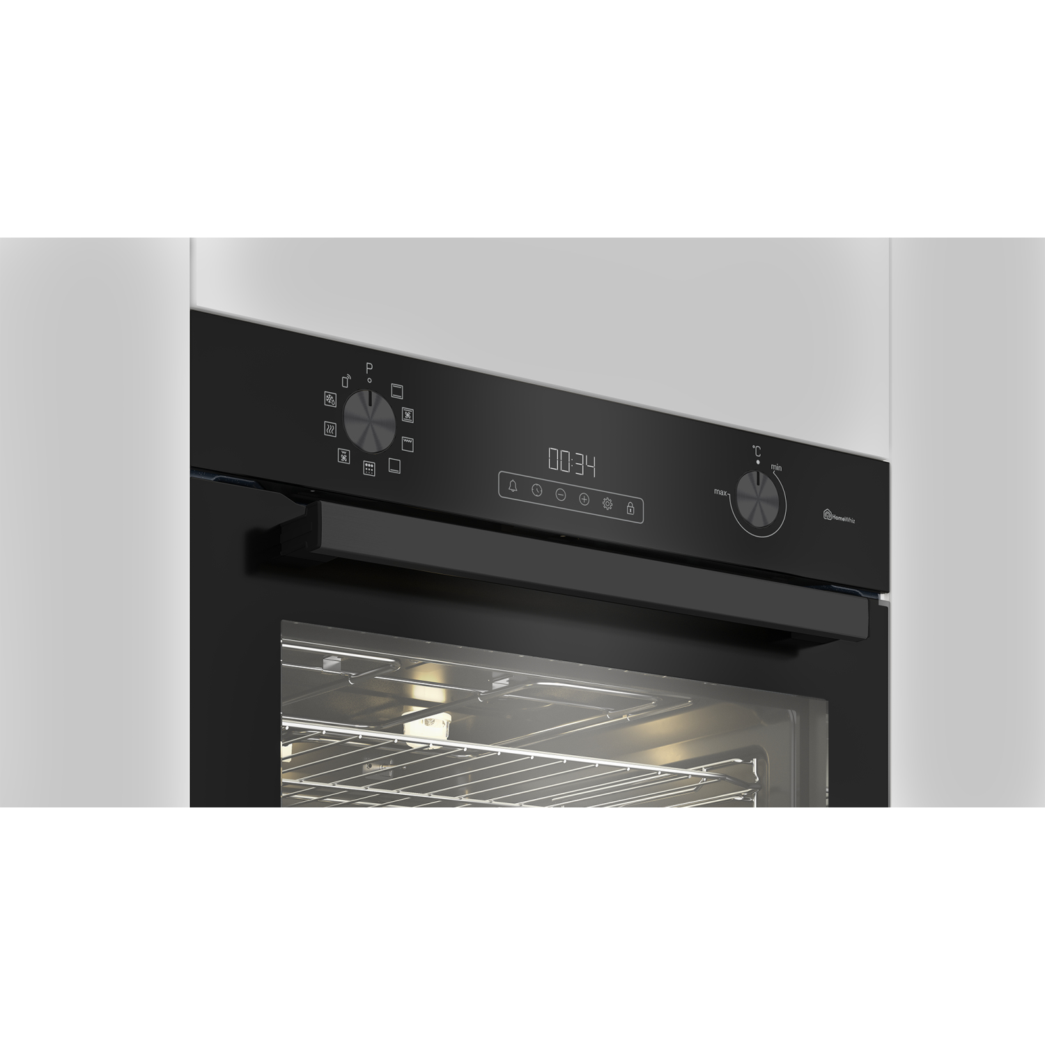 Blomberg ROEN8232WBP 72L Single Electric Oven - Black full image