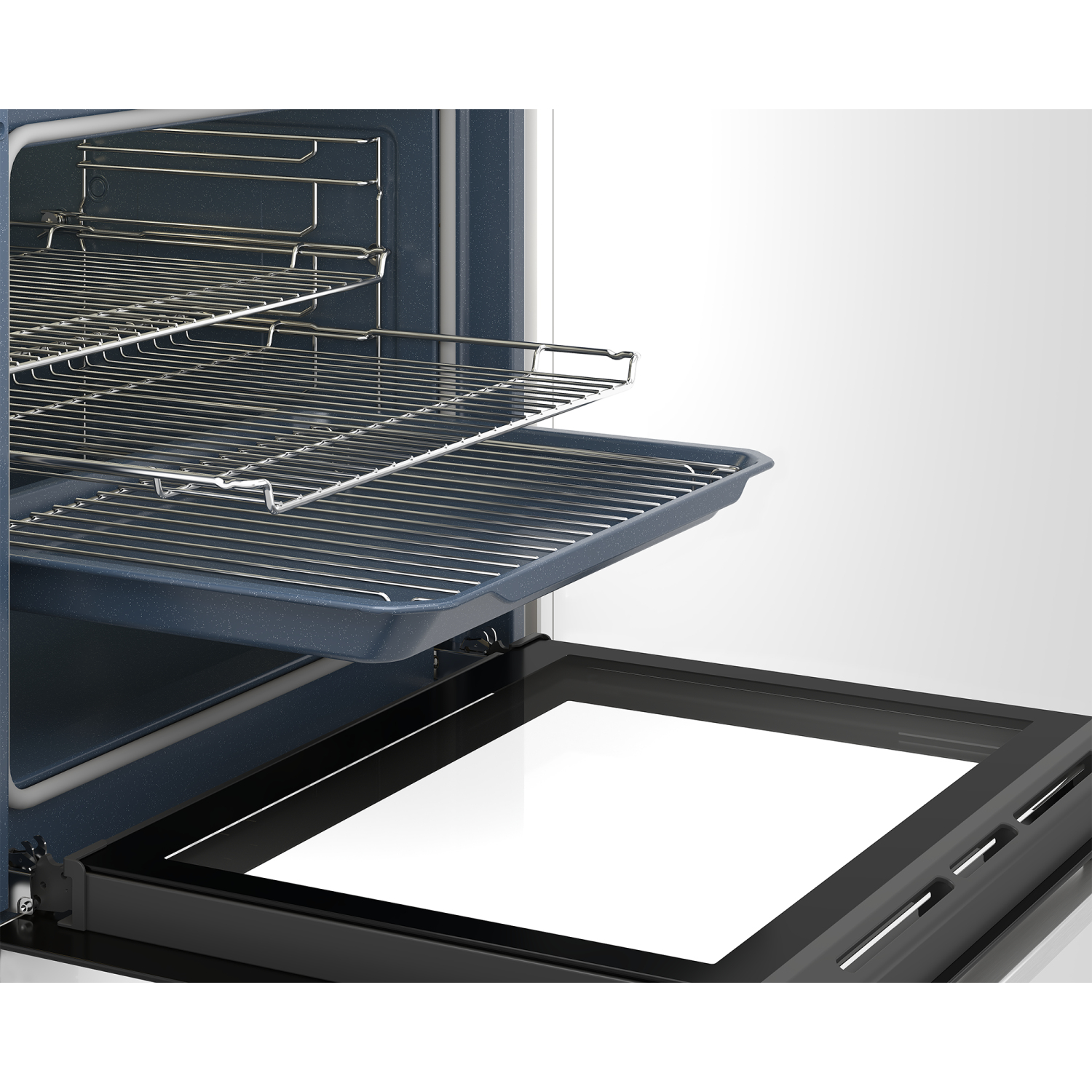 Blomberg ROEN8232WBP 72L Single Electric Oven - Black full image