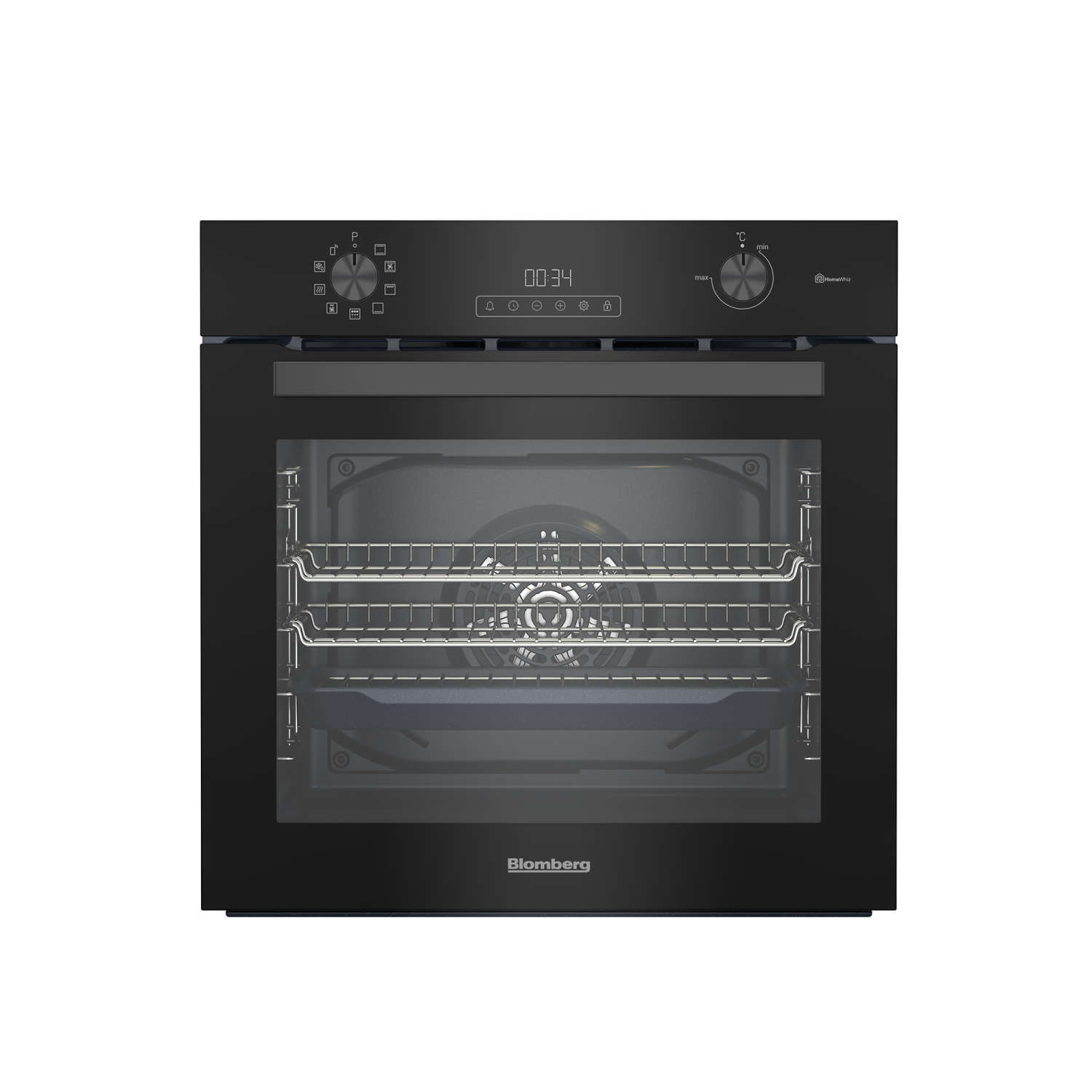 Blomberg ROEN8232WBP 72L Single Electric Oven - Black full image
