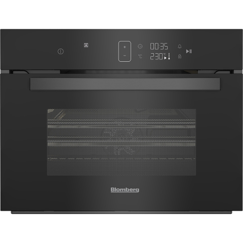 Blomberg ROKW8370B 59.4cm Built In Compact Microwave Oven - Black
