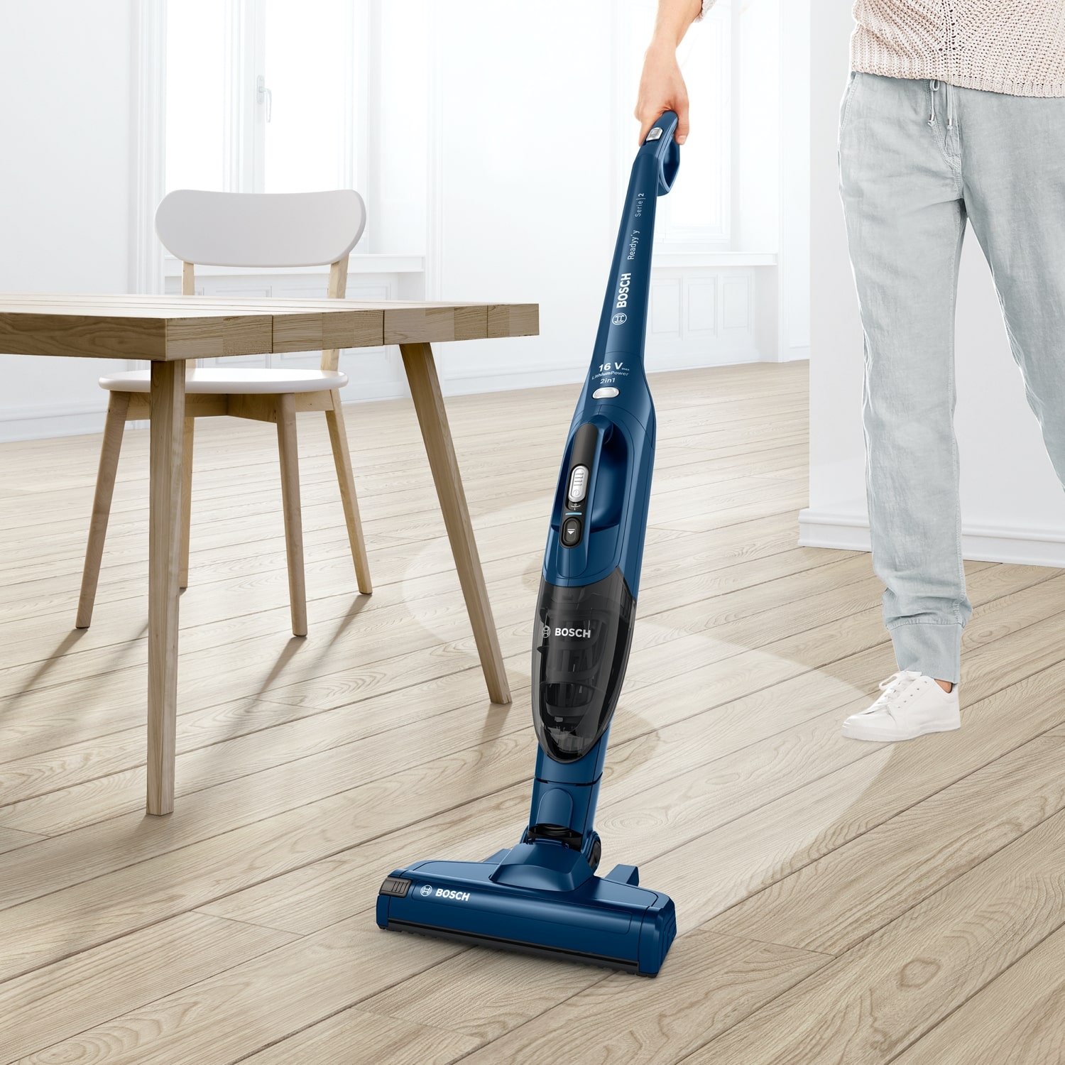 Bosch BCHF216GB Readyy'y Serie 2 ProClean Cordless Vacuum Cleaner - 40 Minute Run Time - 7