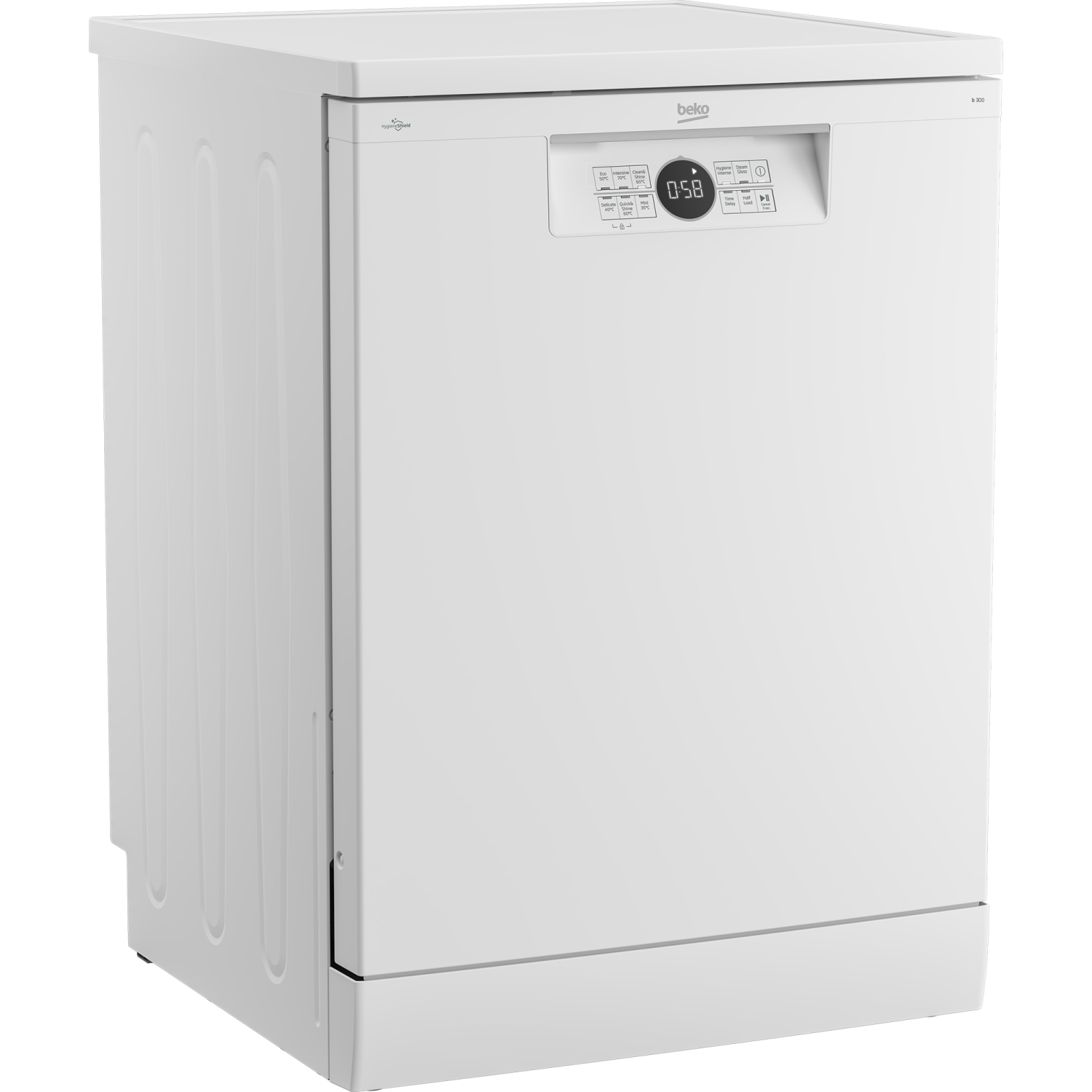 Beko BDFN26432W Full Size Dishwasher - White - 14 Place Settings full image
