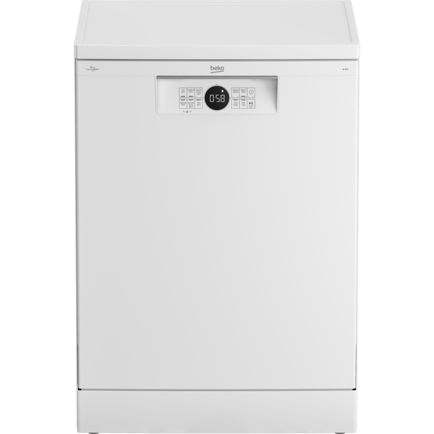 Beko BDFN26432W Full Size Dishwasher - White - 14 Place Settings full image