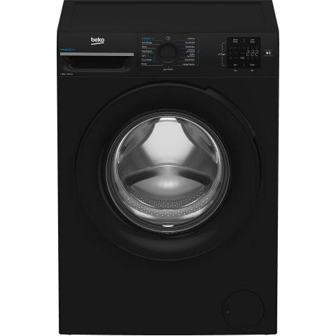 Beko BMN3WT3841B 8kg 1400 Spin EnergySpin Washing Machine - Black