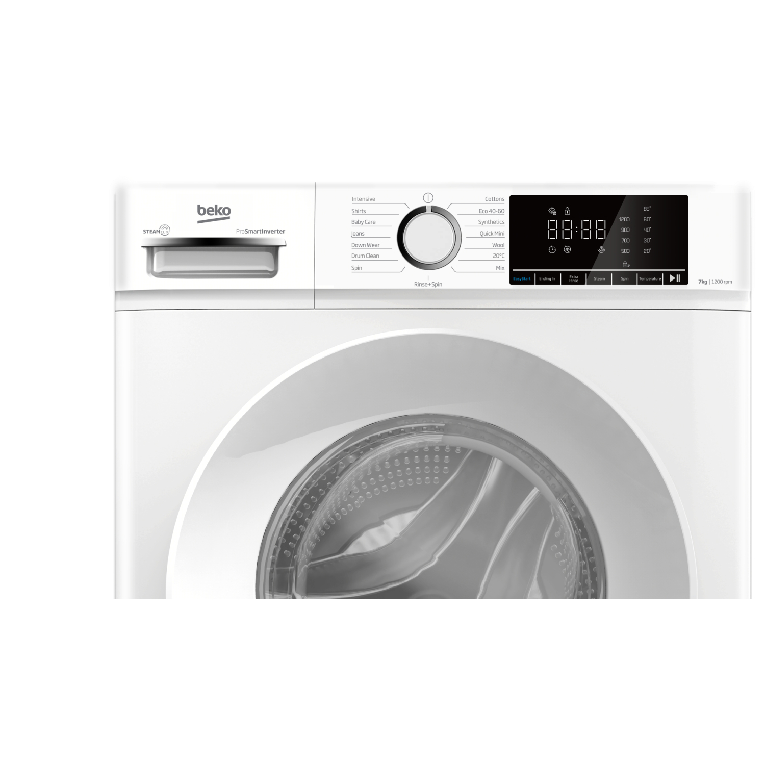 Beko BWC7121W Freestanding 7kg 1200rpm Washing Machine - White full image