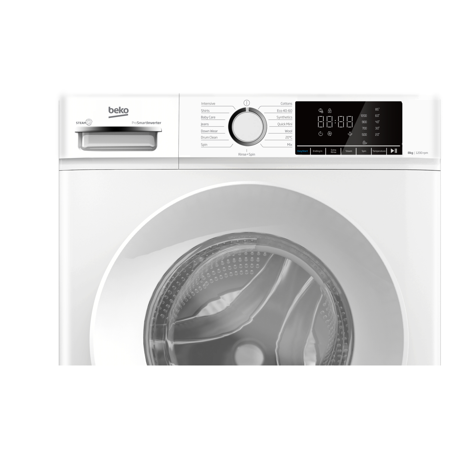Beko BWC8121W Freestanding 8kg 1200rpm Washing Machine - White full image