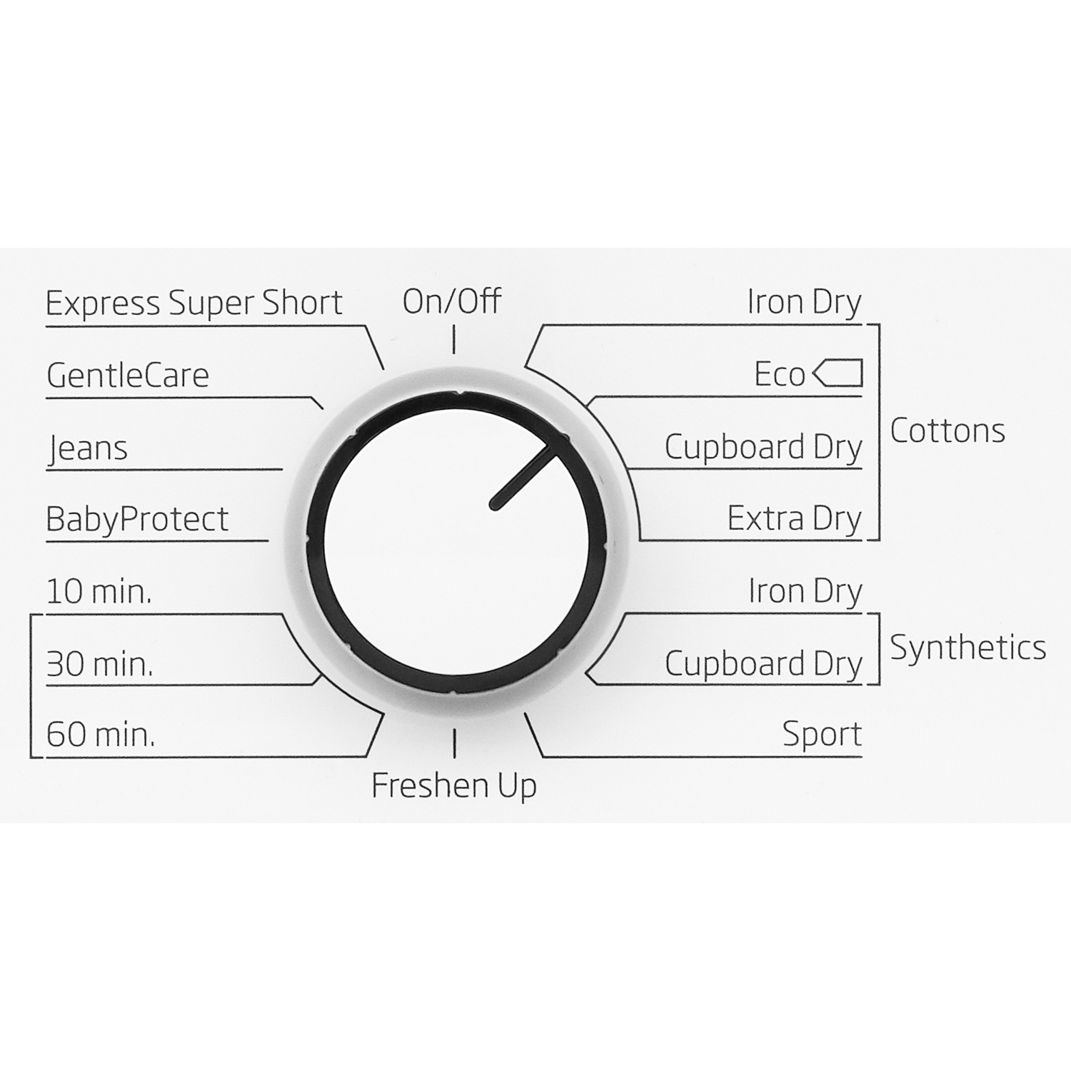 Beko DTBC10001W 10kg Condenser Tumble Dryer with Sensor Programmes - White full image