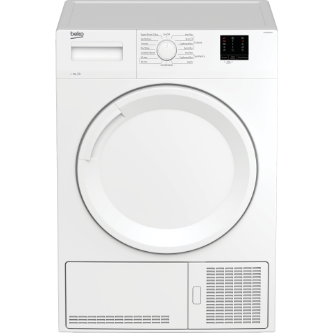 Beko DTKCE80021W 8kg Condenser Tumble Dryer with Sensor Programmes - White