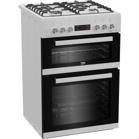 Beko EDG634W 60cm Double Oven Gas Cooker with Gas Hob - 4