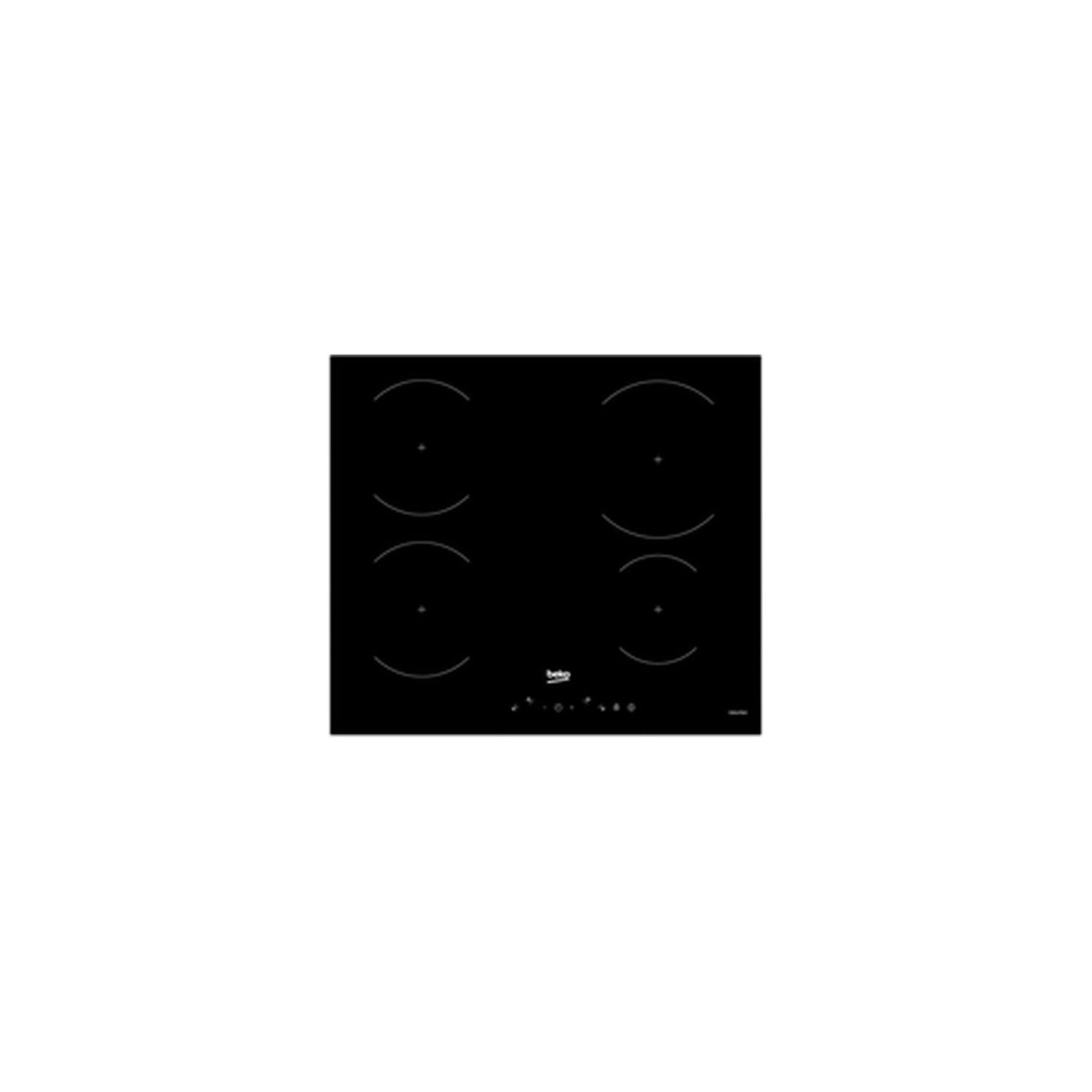 Beko HIIP64430QT 60cm Induction Hob with Touch Controls - Black full image