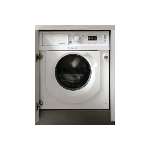 Indesit Integrated 1200 Spin 7kg/5kg Dry Washer Dryer - White - B Energy Rated