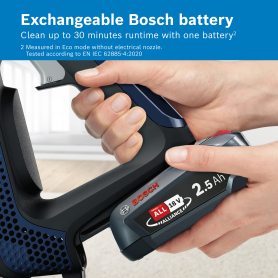 Bosch BBS611GB Cordless Vacuum Cleaner - 30 Minute Run Time - Black - PLUS Additional Battery - 3
