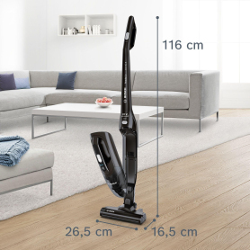 Bosch BCHF220GB Serie 2 2-in-1 Cordless Vacuum Cleaner - 44 Minutes Run Time - Jet Black - 3