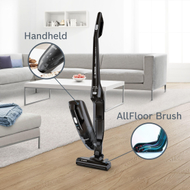 Bosch BCHF220GB Serie 2 2-in-1 Cordless Vacuum Cleaner - 44 Minutes Run Time - Jet Black - 2