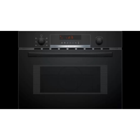 Bosch Serie 4 Built In Combination Microwave Black
