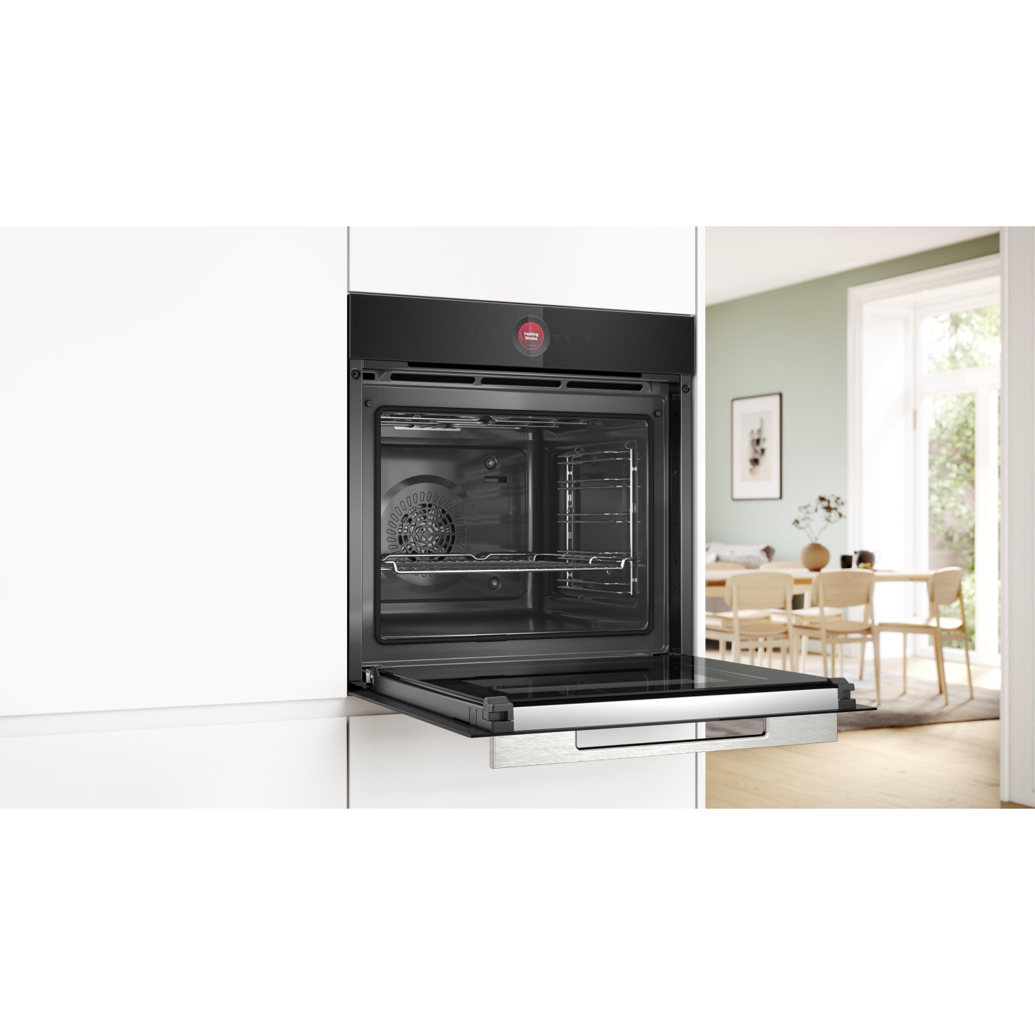 Bosch HBG7741B1B 59.4cm Built In Electric Single Oven - Black full image