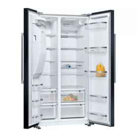 Bosch KAD93ABEP 70/30 Total No Frost, American Fridge-freezer - Black - 7