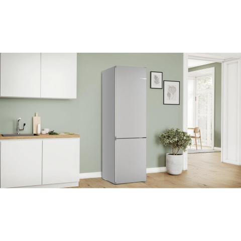 Bosch KGN392LAGG 60cm 70/30 Total No Frost Fridge Freezer - Stainless Steel Look