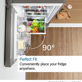 Bosch KGN392LAGG 60cm 60/40 Total No Frost Fridge Freezer - Stainless Steel Look - 8