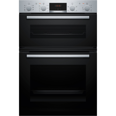 Bosch MBA533BS3B Series 4- 60cm Built In Double Oven - Stainless Steel