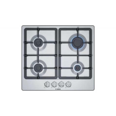 Bosch PGP6B5B90 58.2cm Gas Hob - Stainless Steel
