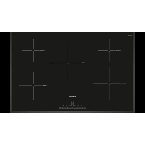 Bosch PIV851FB1E 80.2cm Induction Hob with Pan Set - Black