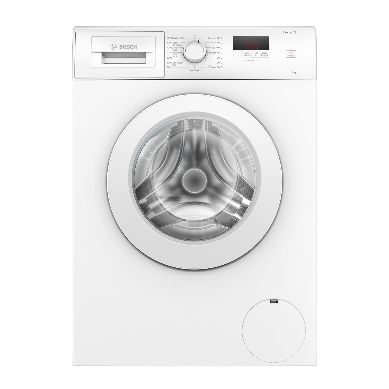Bosch WAJ28001GB 7kg 1400 Spin Washing Machine - White - 0