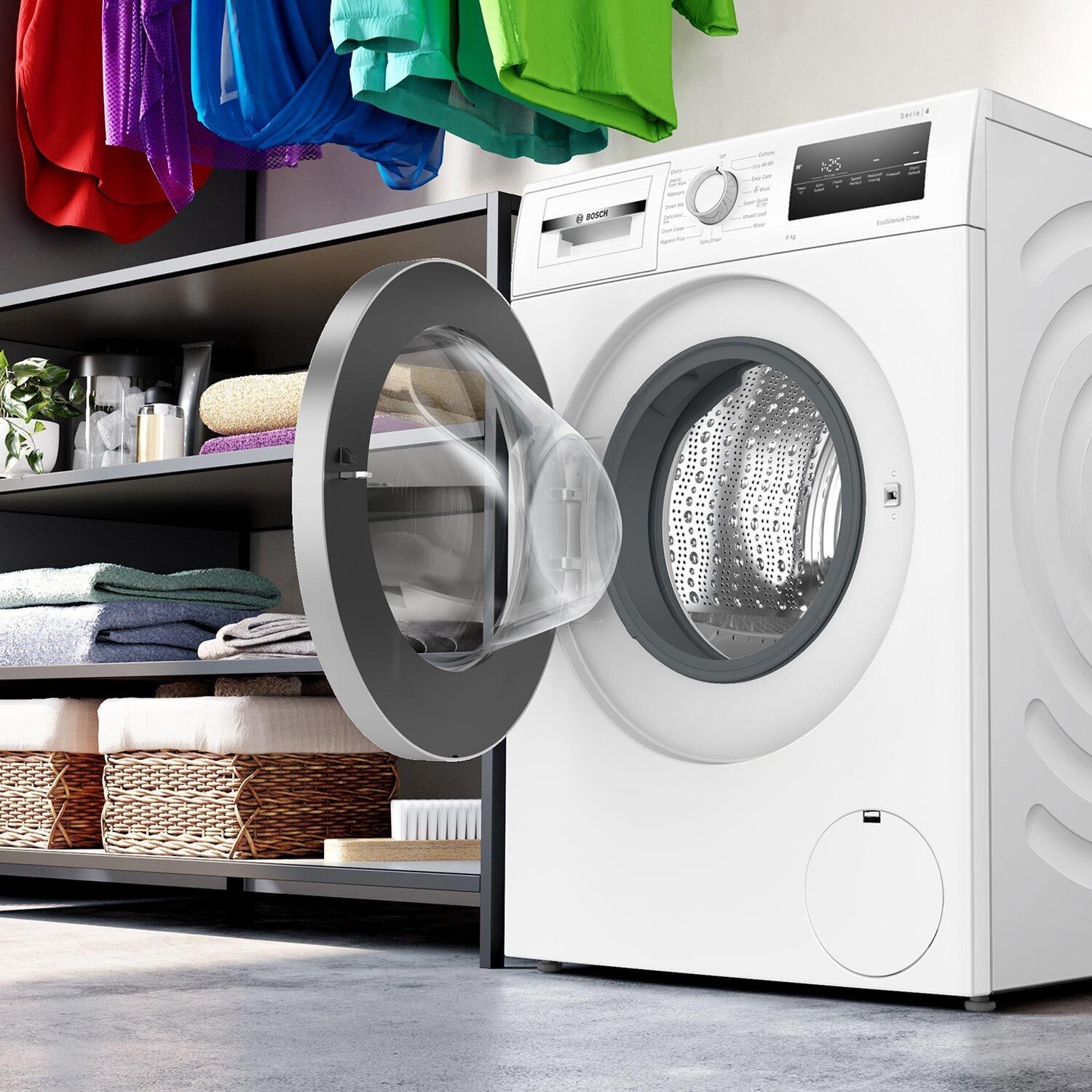 Bosch WAN28250GB 8kg 1400 Spin Washing Machine - White - 2