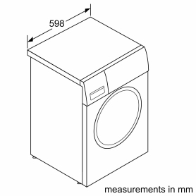 Bosch WGE03408GB 8kg 1400 Spin Washing Machine  - 2