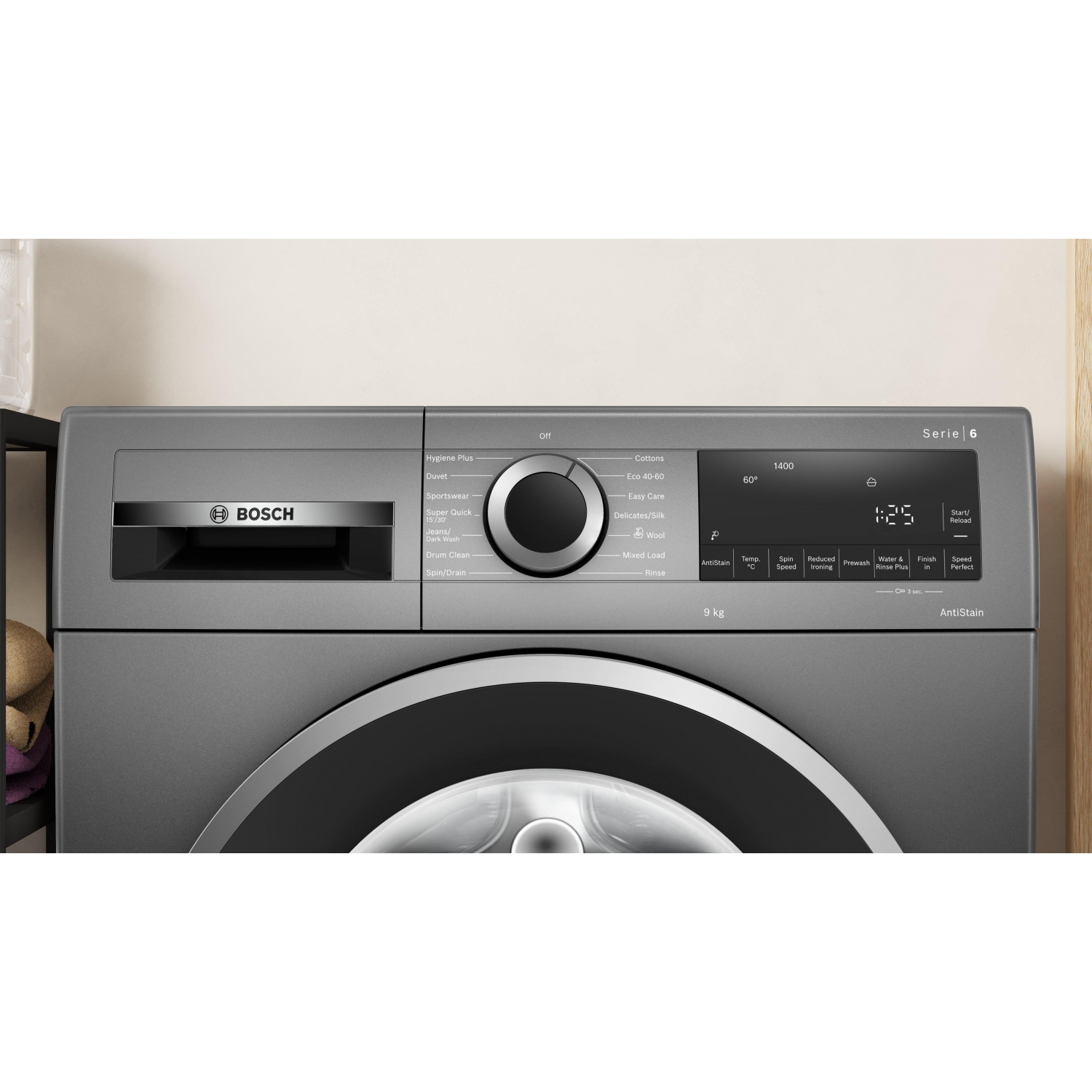 Bosch WGG2449RGB Series 6 9kg 1400 Spin Washing Machine - 1