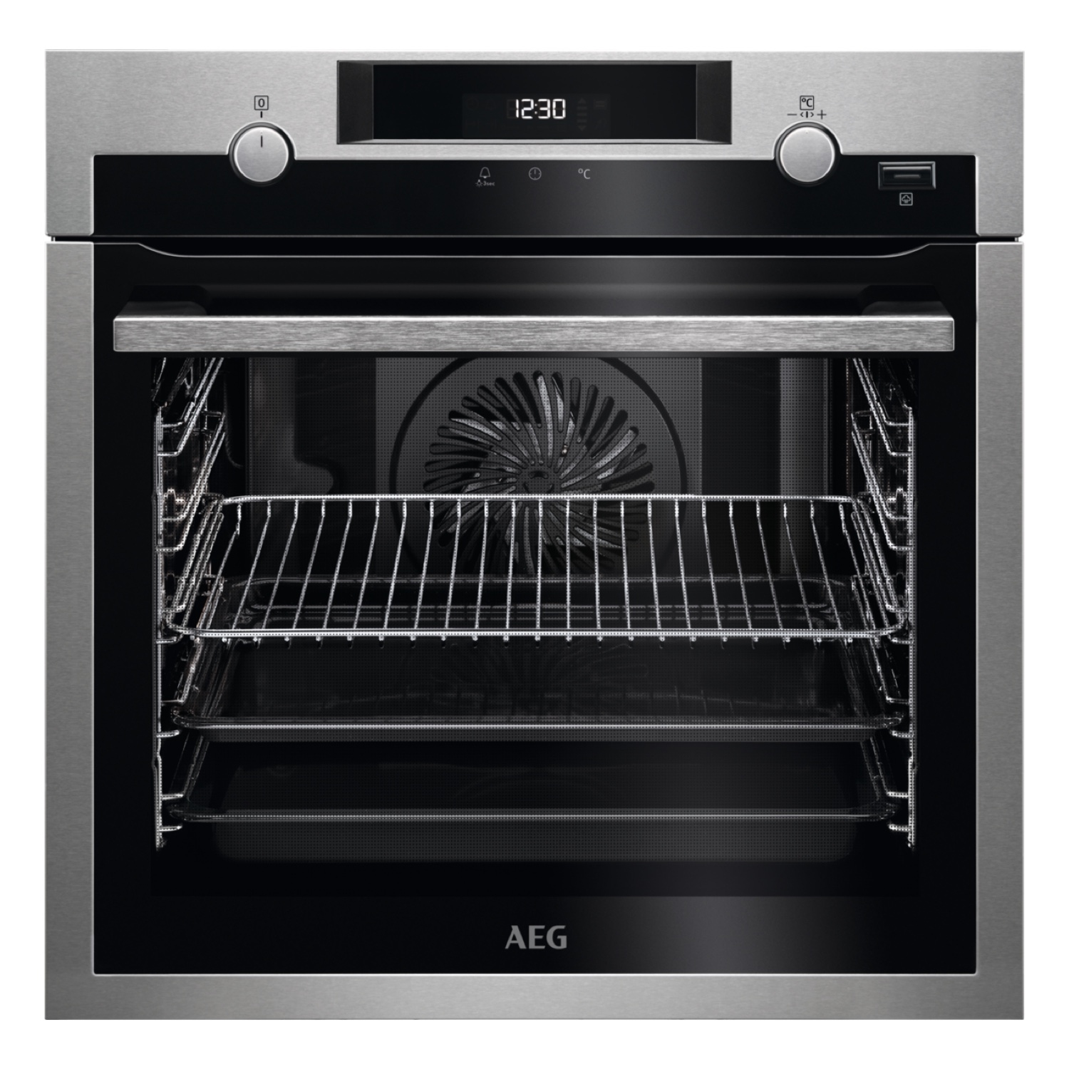 AEG BPS55IE20M 56cm Built In Electric Single Oven - Stainless Steel - 0