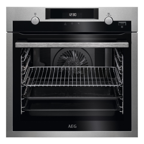 AEG BPS55IE20M 56cm Built In Electric Single Oven - Stainless Steel