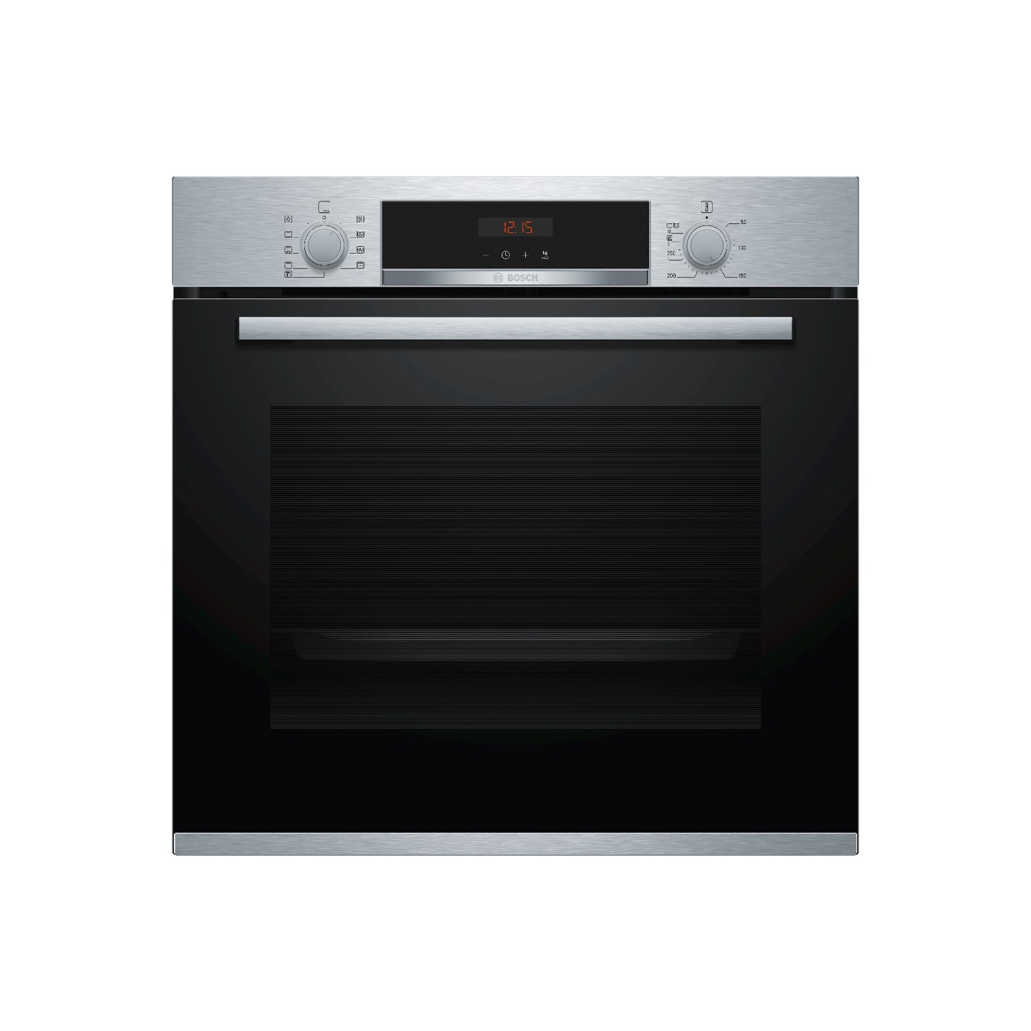 Bosch HBS573BS0B 59.4cm Built In Electric Single Oven with 3D Hot Air - Stainless Steel - 0