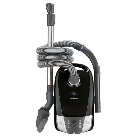 Miele C2POWERLINE Bagged Vacuum Cleaner - Obsidian Black