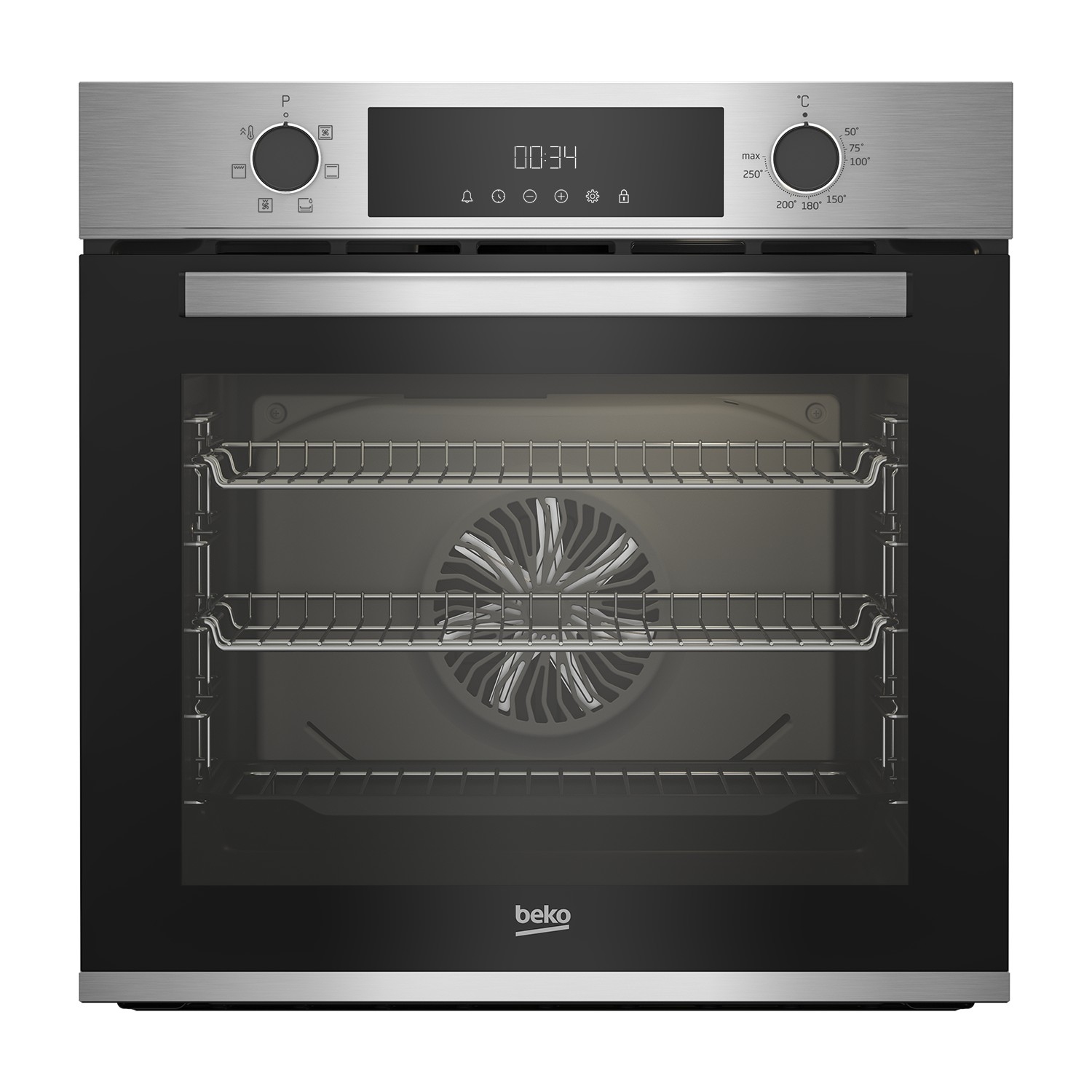 Beko AeroPerfect&trade; CIMY91X 60cm Built In RecycledNet&trade; Single Multi- function Oven - Stainless Steel - 0