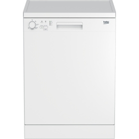 Beko DFN05320W Full Size Dishwasher - 13 Place Settings - White - 13 Settings - 0