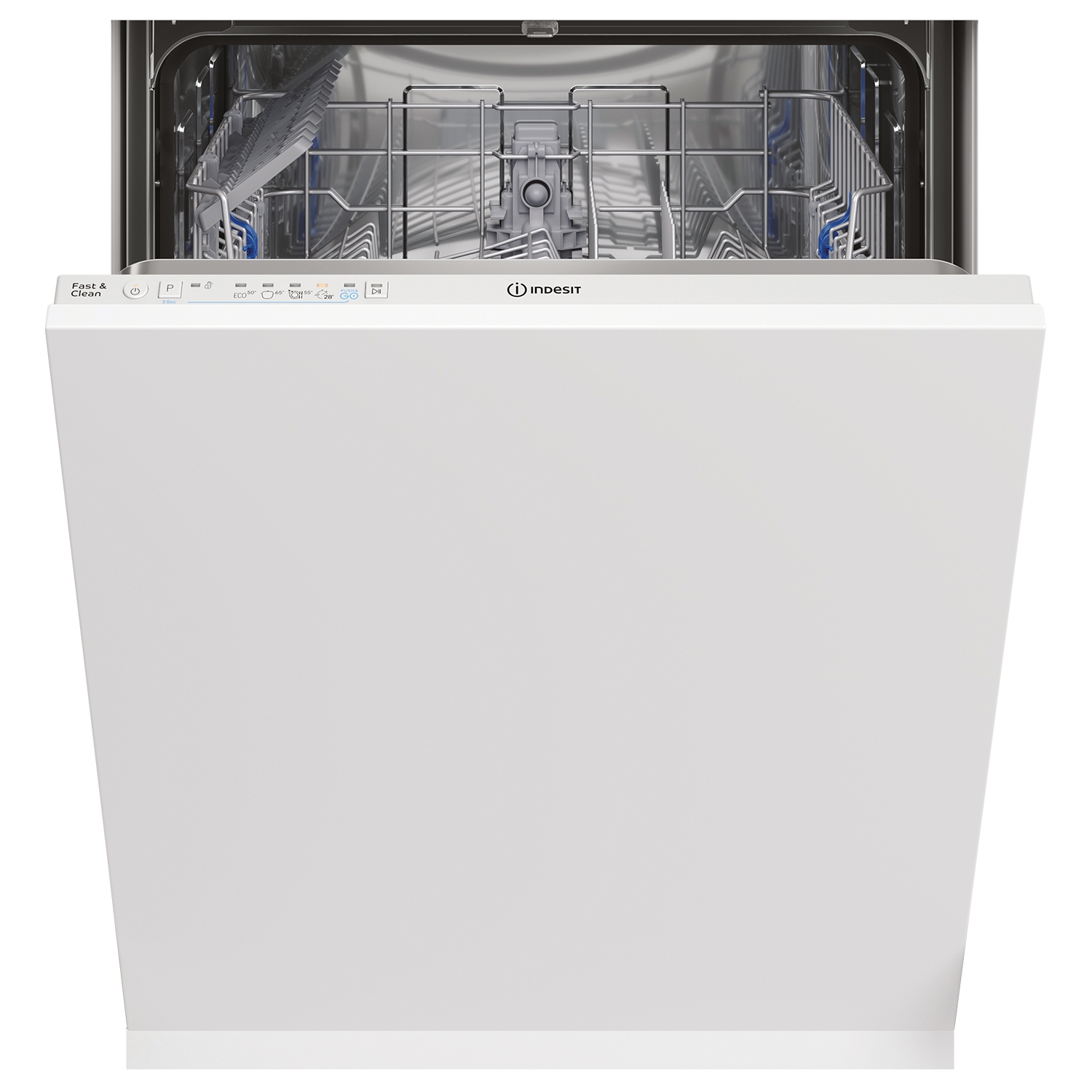 Indesit DIE2B19UK Integrated Full Size Dishwasher - 13 Place Settings - 0