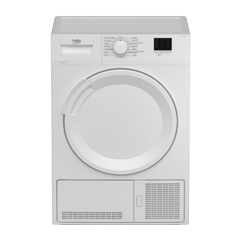 Beko DTLCE80041W 8kg Condenser Tumble Dryer - White