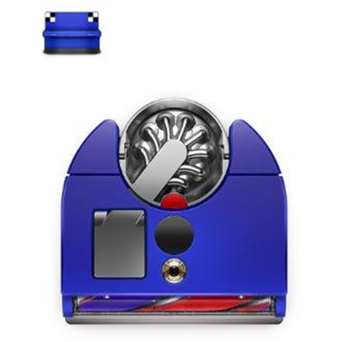 Dyson 360VISNAV Robot Vacuum Cleaner  - 65 Minutes Run Time - Moulded Blue/Nickel