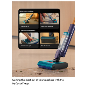 Dyson CLEANWASHHYG Cordless Clean & Wash Vacuum - 45 Minutes Run Time - Gold/Blue - 1
