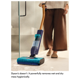 Dyson CLEANWASHHYG Cordless Clean & Wash Vacuum - 45 Minutes Run Time - Gold/Blue - 8
