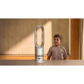 Dyson 330HF1 Hot+Cool Remote Link Pre-heat heater and Cooling Fan - White/Nickel - 4