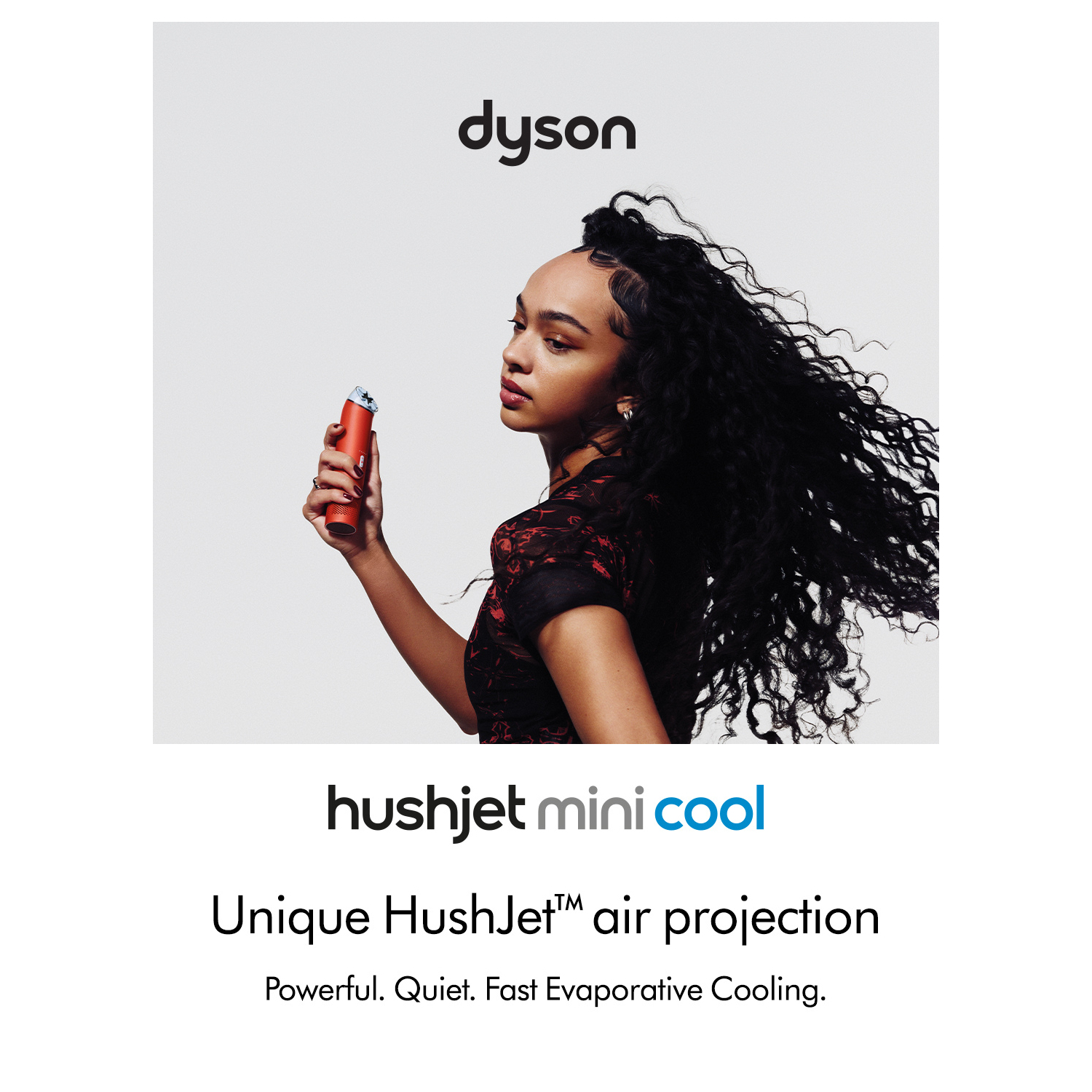 Dyson PF01-SKY (641017-01) HushJetTM Mini Cool - Carnelian / Sky full image