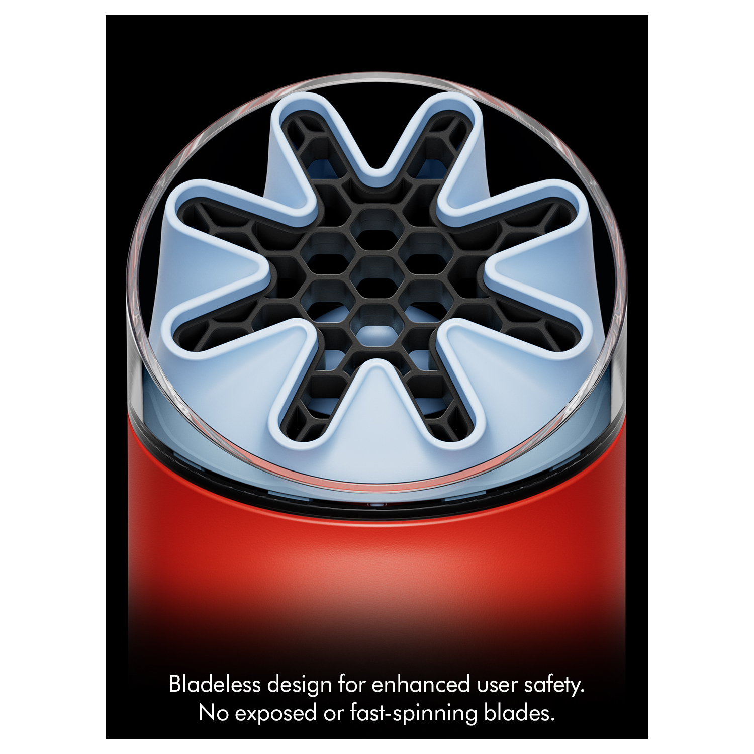 Dyson PF01-SKY (641017-01) HushJetTM Mini Cool - Carnelian / Sky full image