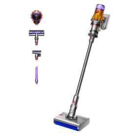 Dyson V12DETECTSUB Detect Slim Submarine Cordless Vacuum - 60 Minutes Run Time - Yellow/Nickel