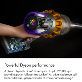 Dyson V15SUBMARINE Detect Submarine Wet & Dry cleaner  - Yellow/Nickel - 1