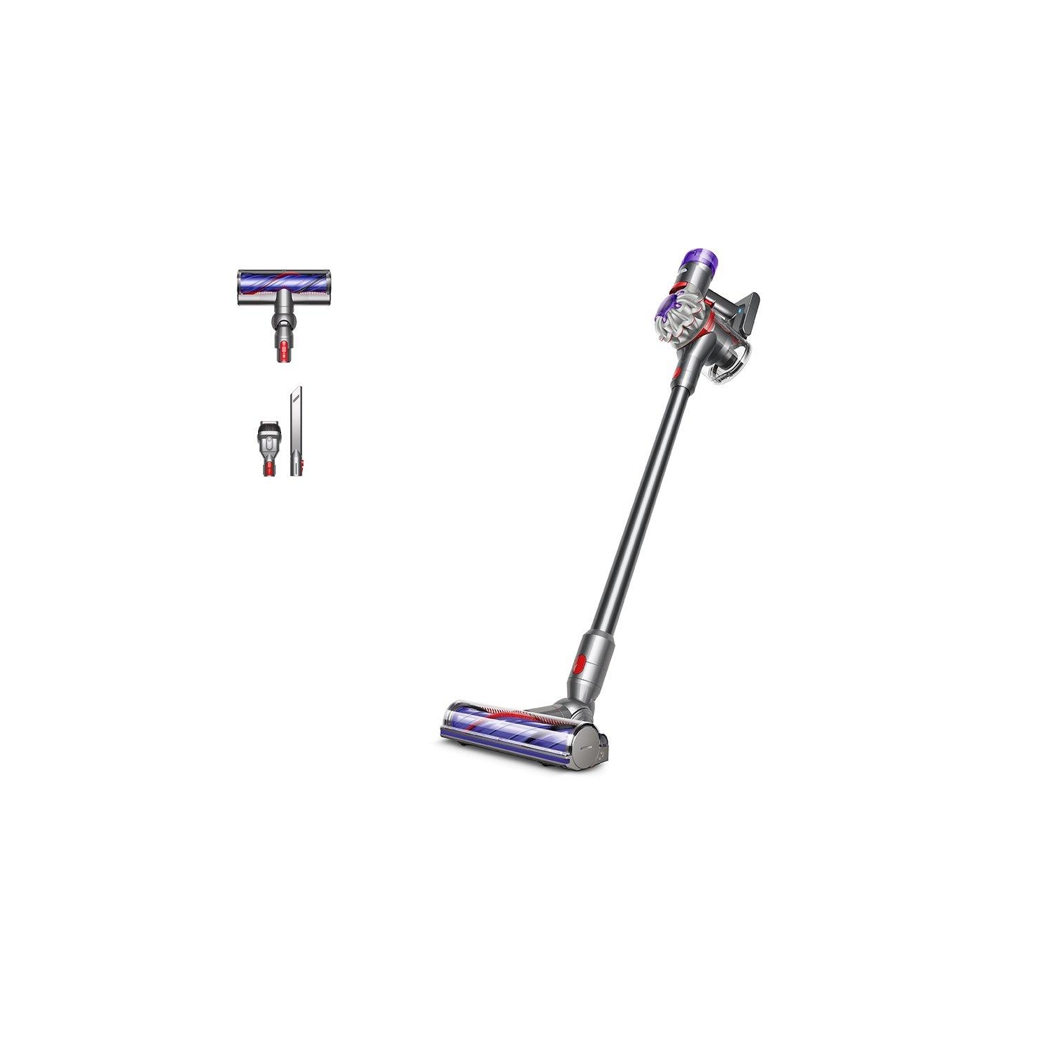 Dyson V8-2023 Cordless Stick Vacuum Cleaner - 40 Minutes Run Time - Silver - 0
