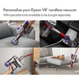 Dyson V8ADVANCED-24 KIT Vacuum Cleaner - Silver/Nickel - 7
